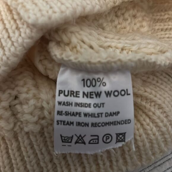 Tivoli Cream Knit Cardigan with Dark Buttons one to two years new with tags - Picture 3 of 6